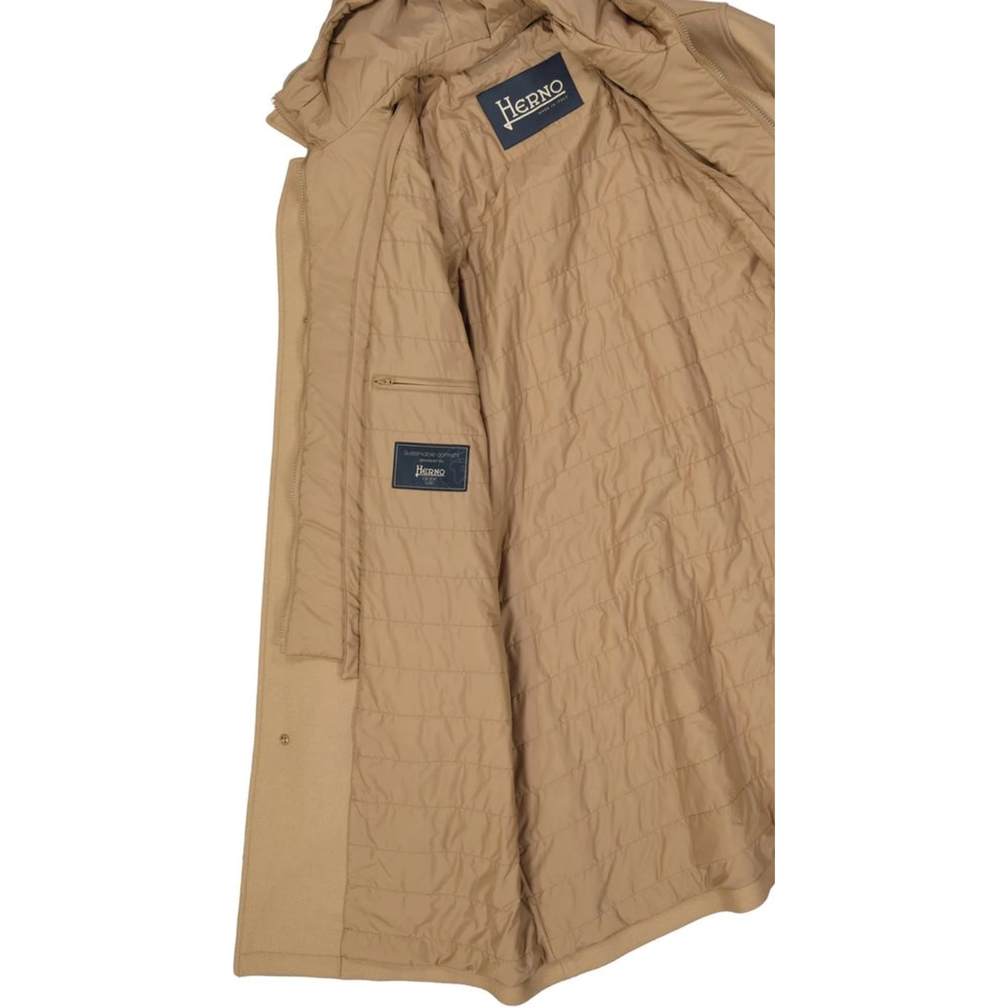 Brown Polyamide Coat