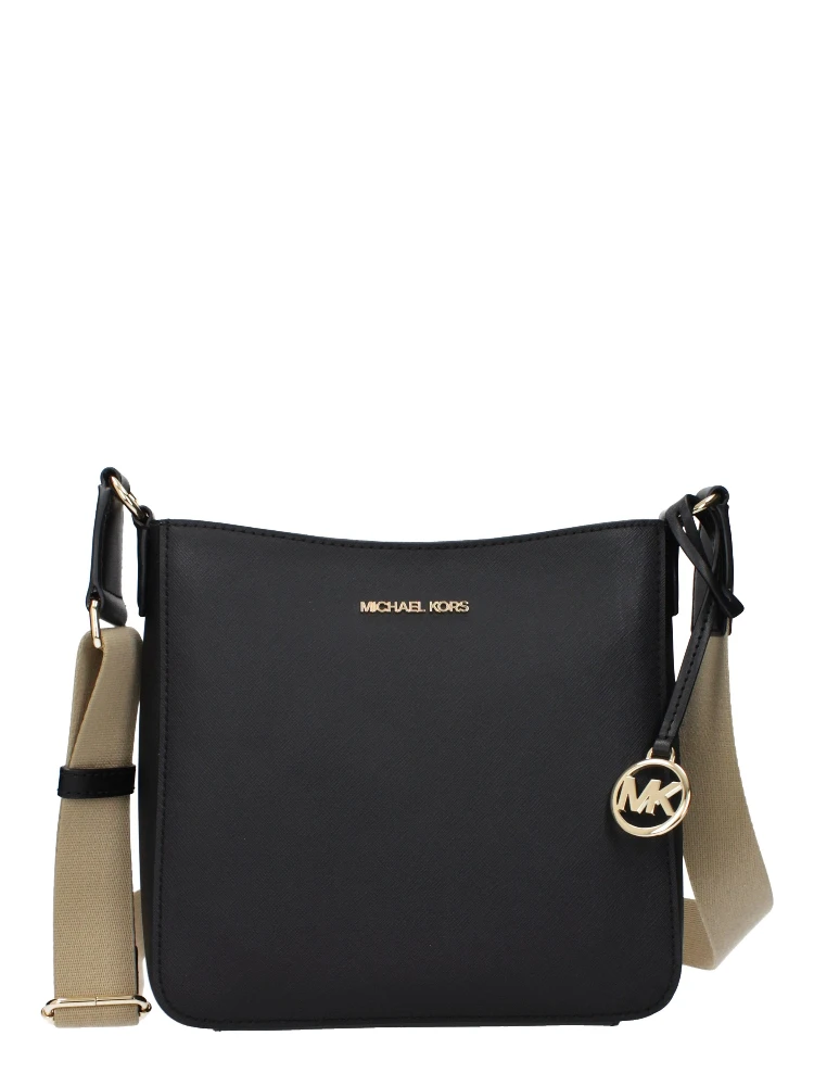 حقيبة كروسبودي من الجلد الأسود