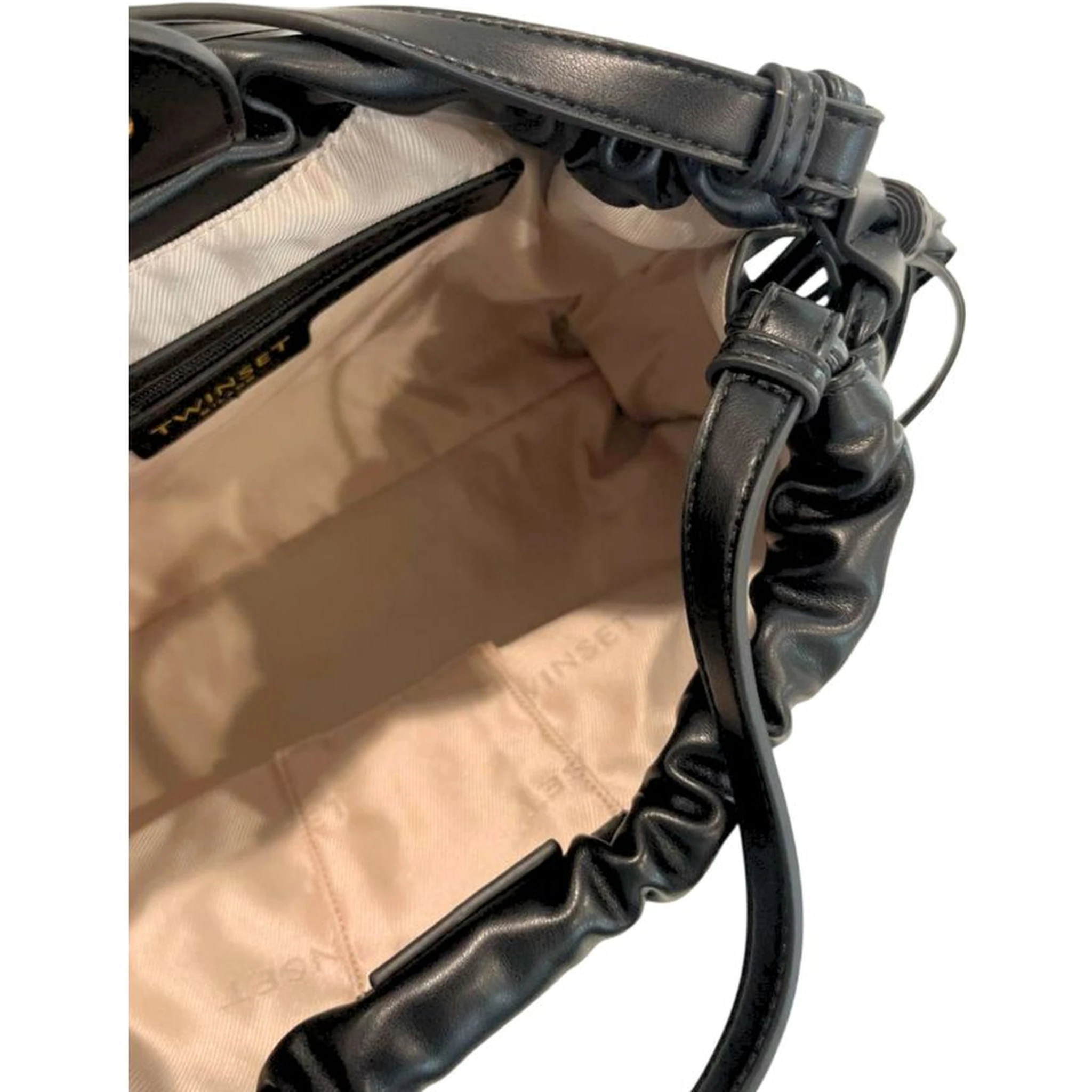 Black PU Women Shoulder Bag