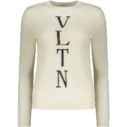 Beige Virgin Wool Sweatshirt