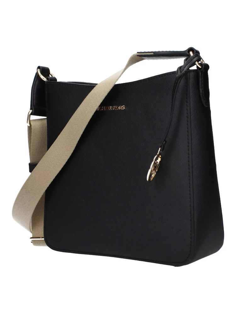 حقيبة كروسبودي من الجلد الأسود alternative