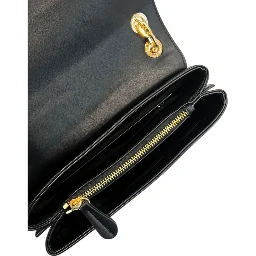 Black PU Women Crossbody Bag