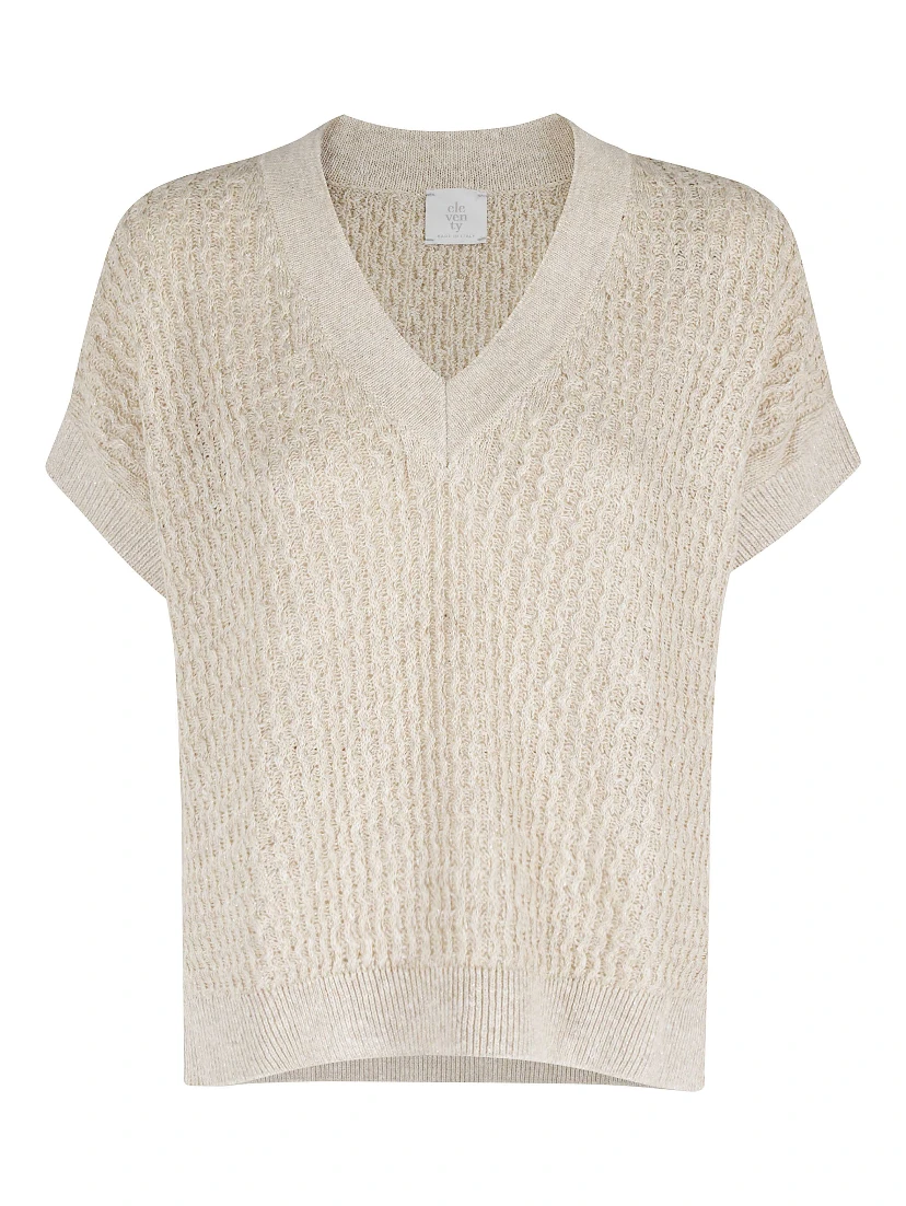 MAGLIA SMANICATA SCOLLO V