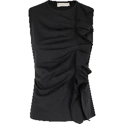 CLIO SL RUCHED RUFFLE TOP