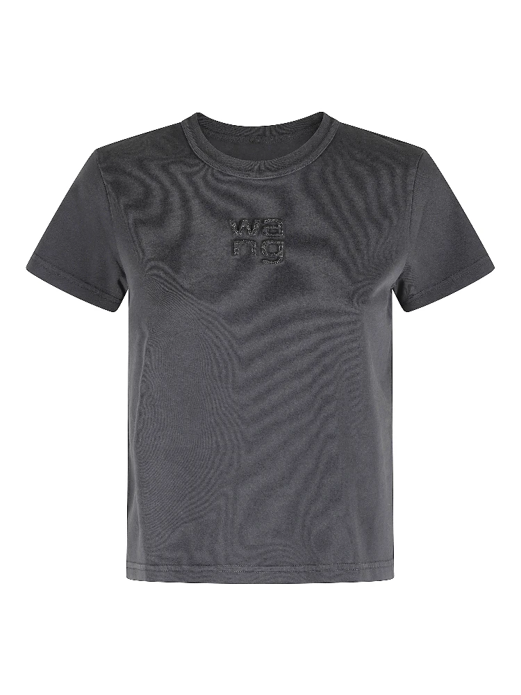 SHRUNKEN TEE W HOTFIX LOGO