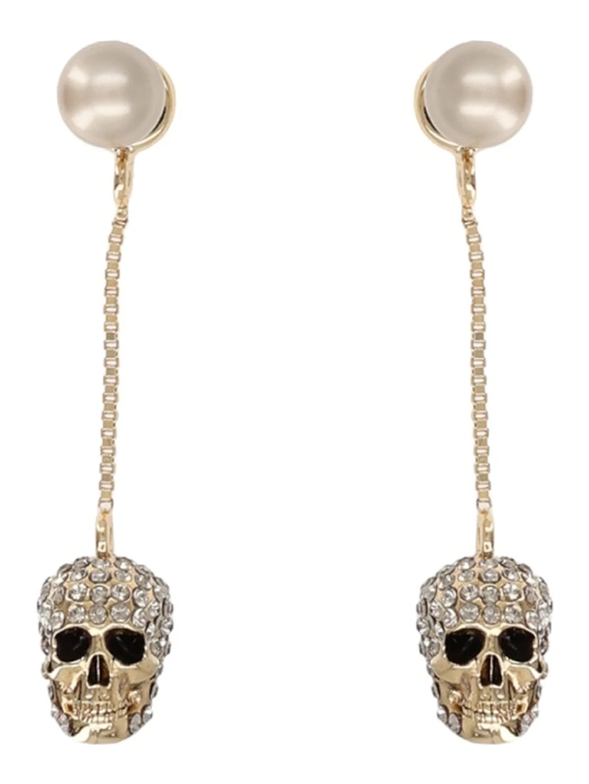 ORECCHINI PENDENTI "SKULL"