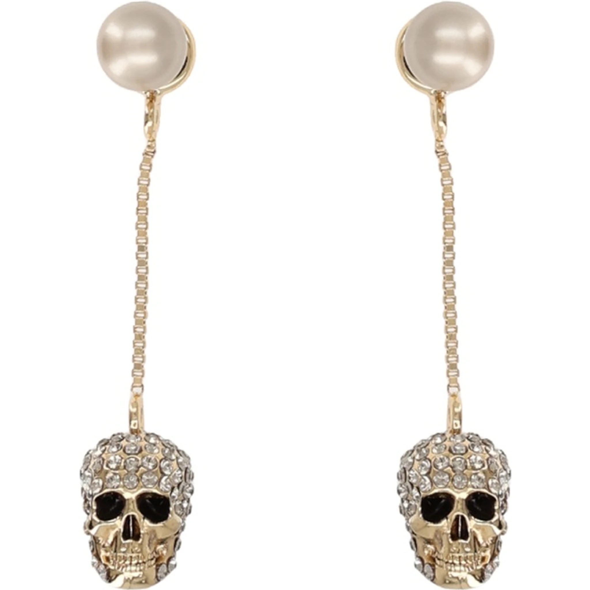 ORECCHINI PENDENTI "SKULL"