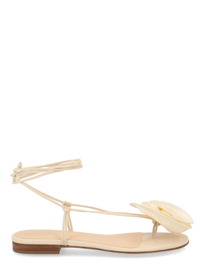 SANDAL WITH SILK FLOWER