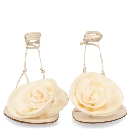 SANDAL WITH SILK FLOWER