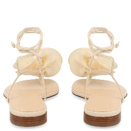 SANDAL WITH SILK FLOWER