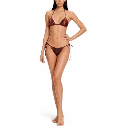 بيكيني بنقشة جلد الثعبان