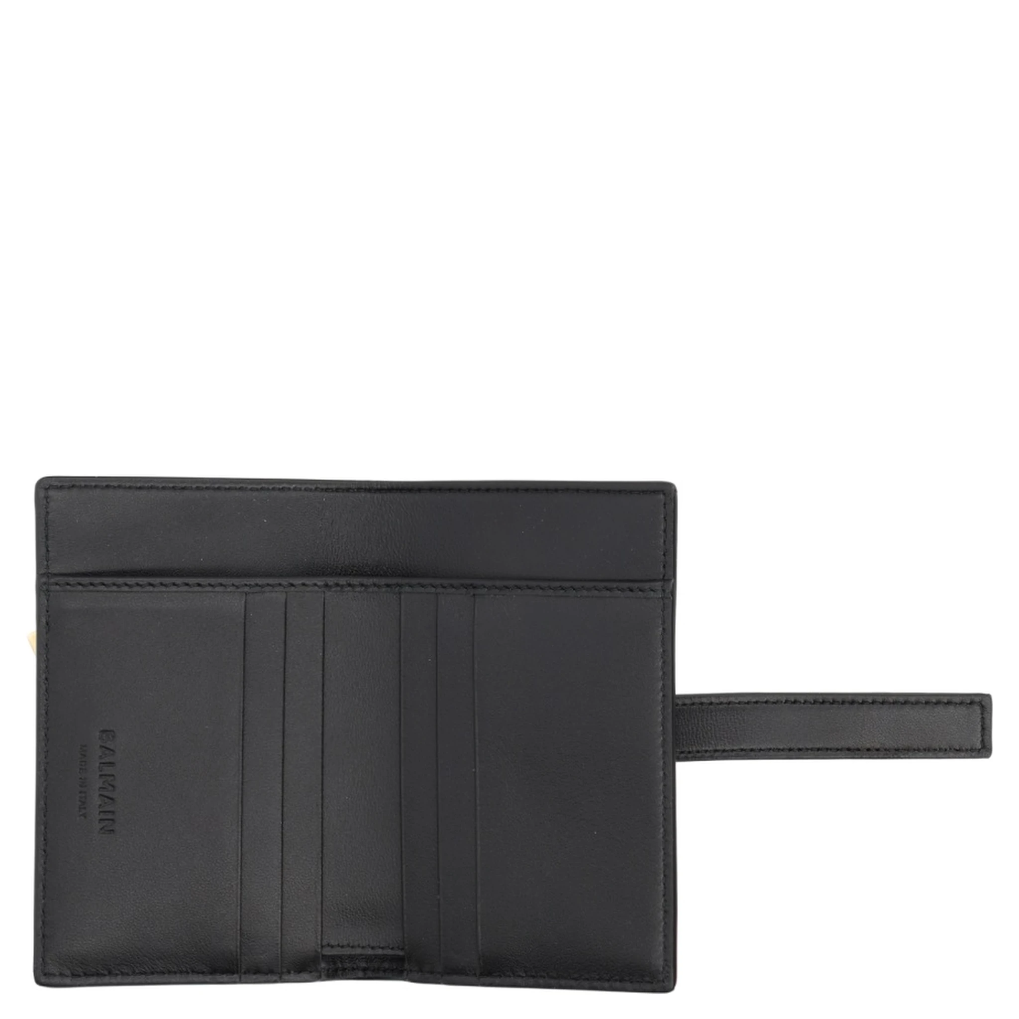 حامل بطاقات بنقش الأحرف الأولى مع قفل