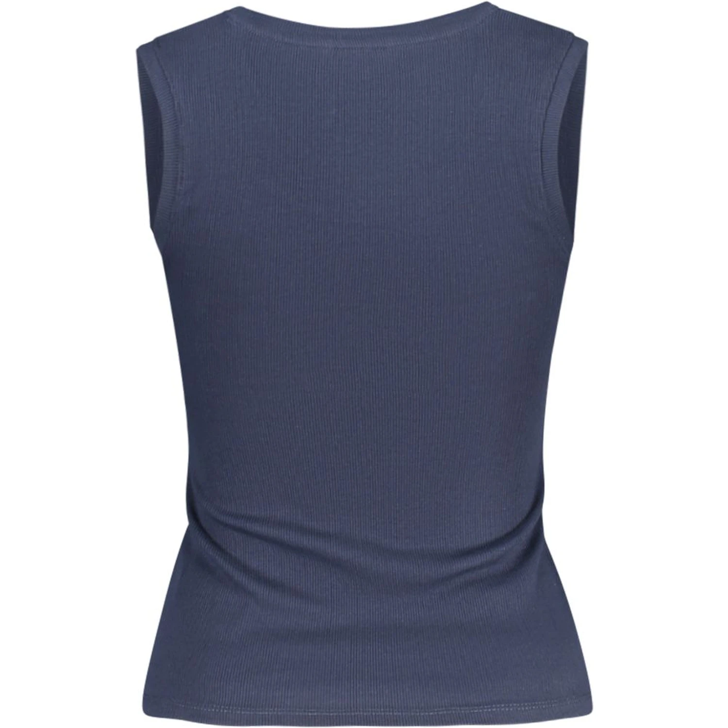 Blue Cotton Women's Tank Top