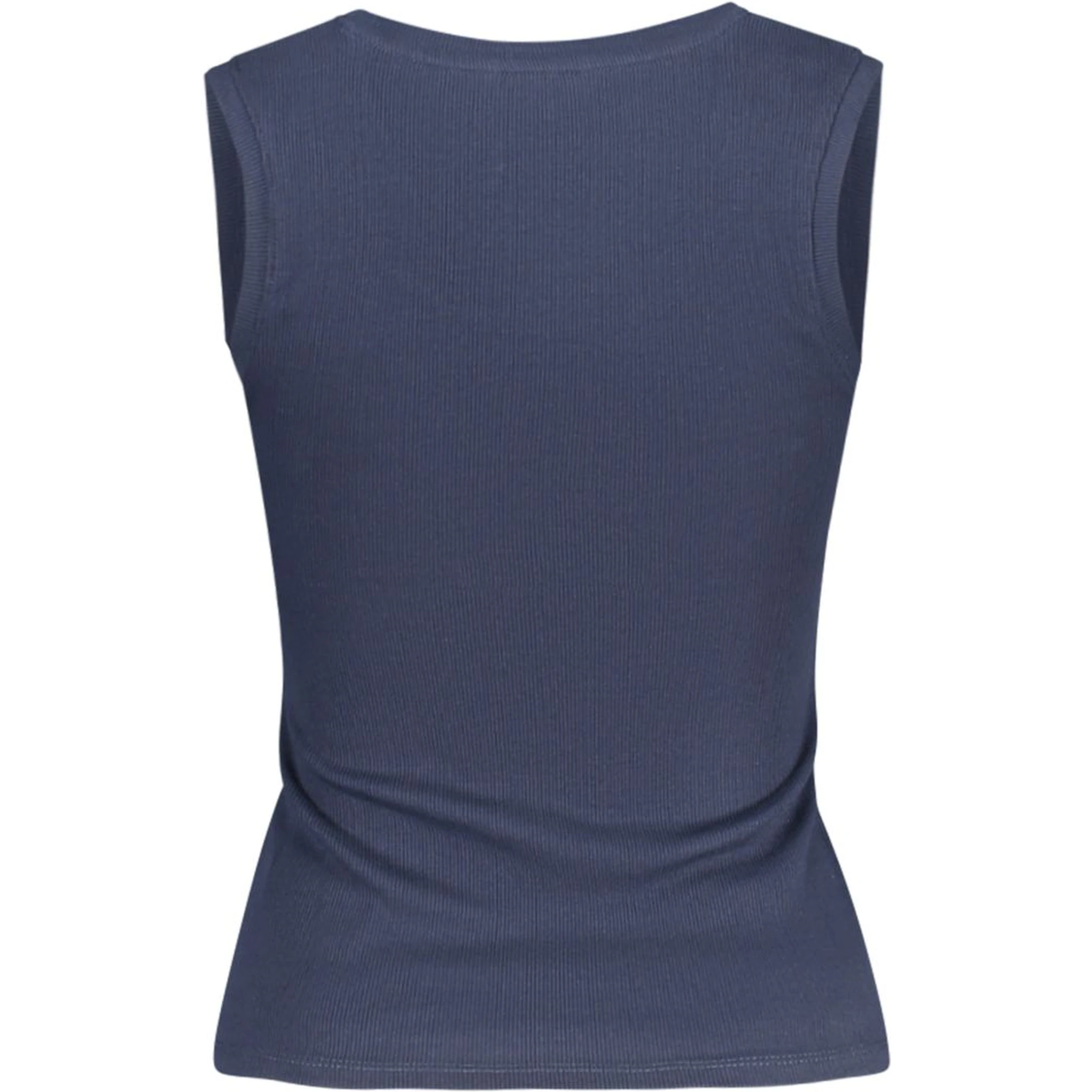 Blue Cotton Women's Tank Top