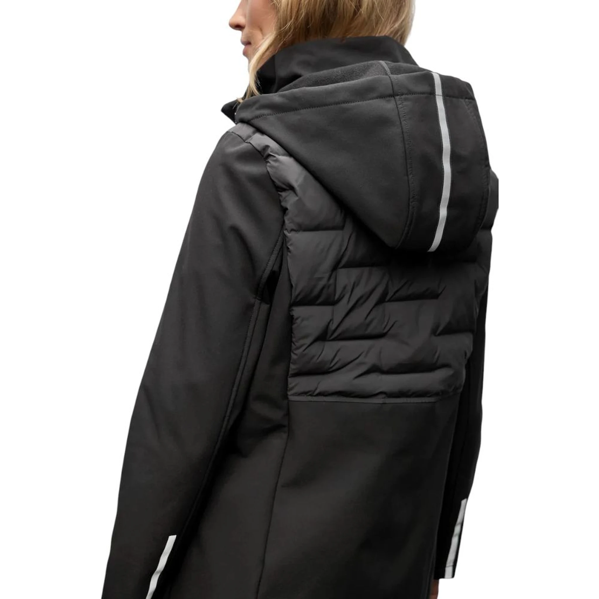 Black Polyester Coat