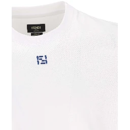 تيشيرتات وبولو من فندي باللون الأبيض