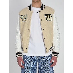 Varsity bomber jacket
