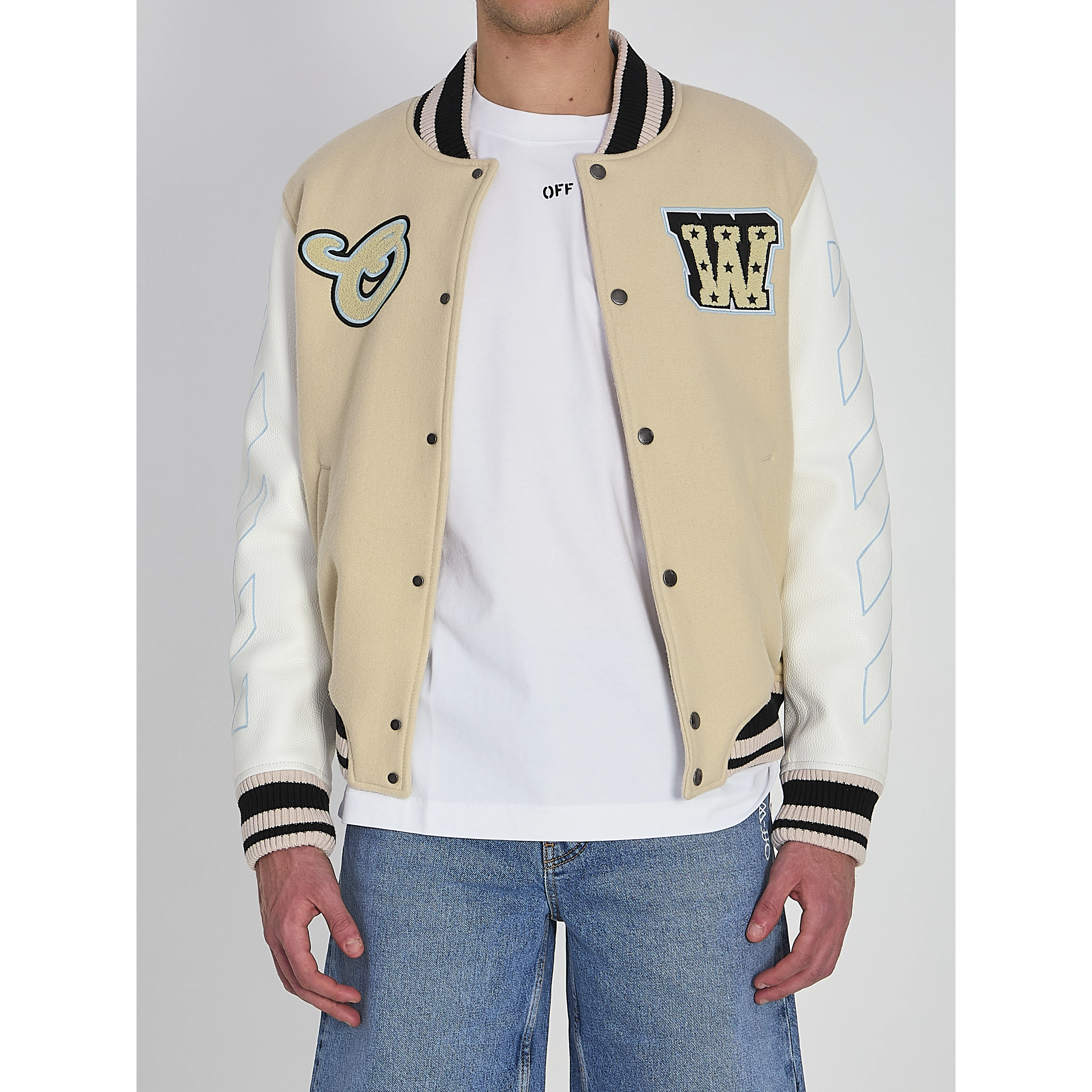 Varsity bomber jacket