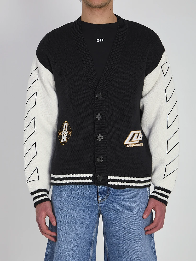 Varsity cardigan