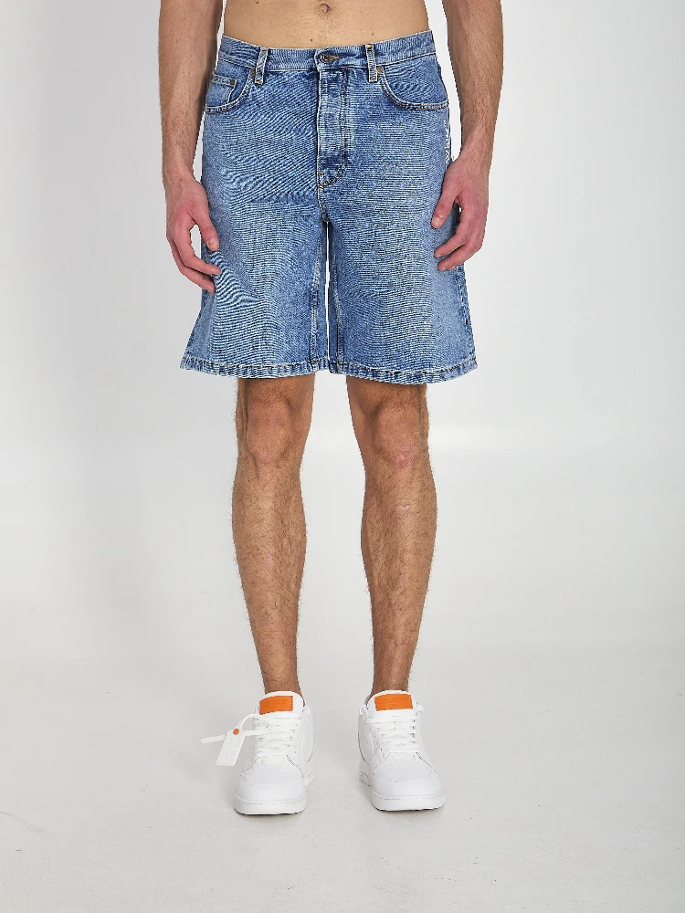 Half Arrows denim shorts