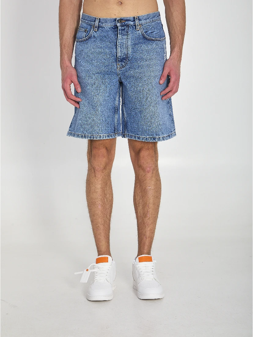 Half Arrows denim shorts