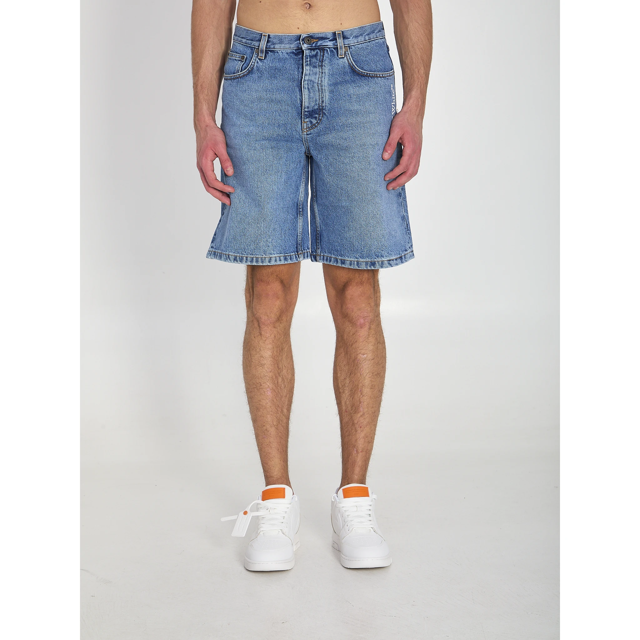 Half Arrows denim shorts