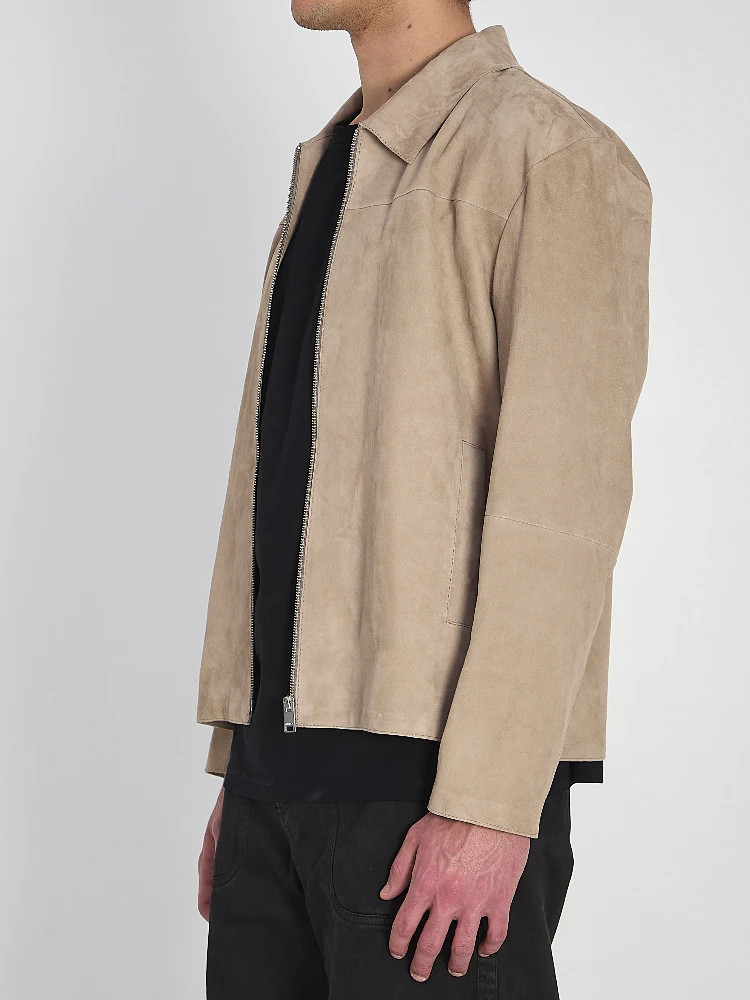 Hardin jacket in suede alternative