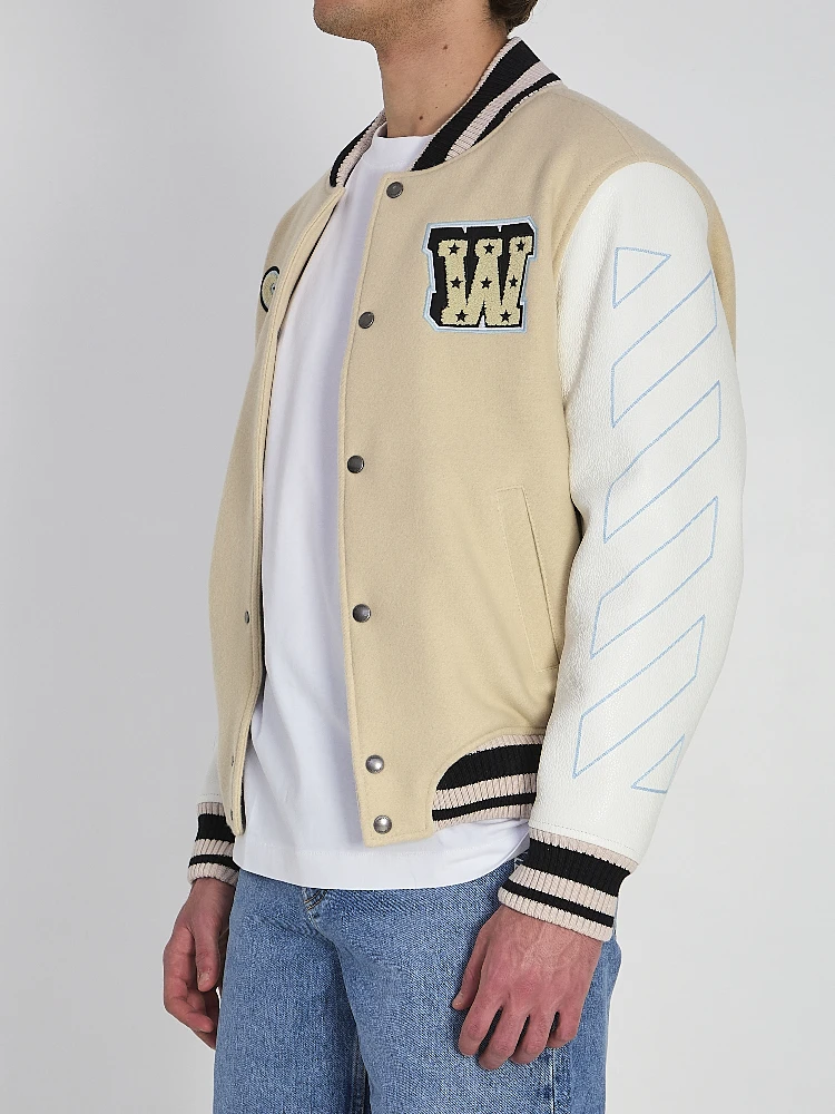 Varsity bomber jacket alternative