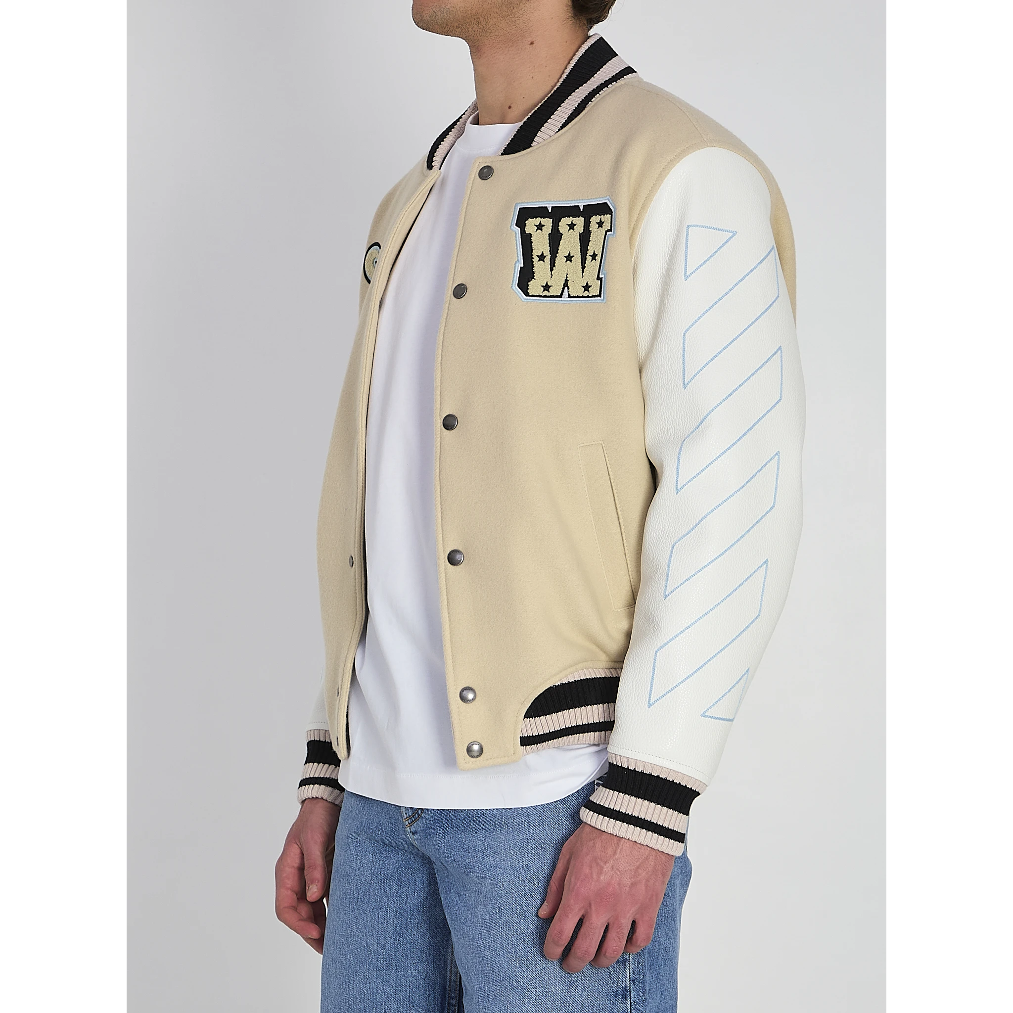 Varsity bomber jacket