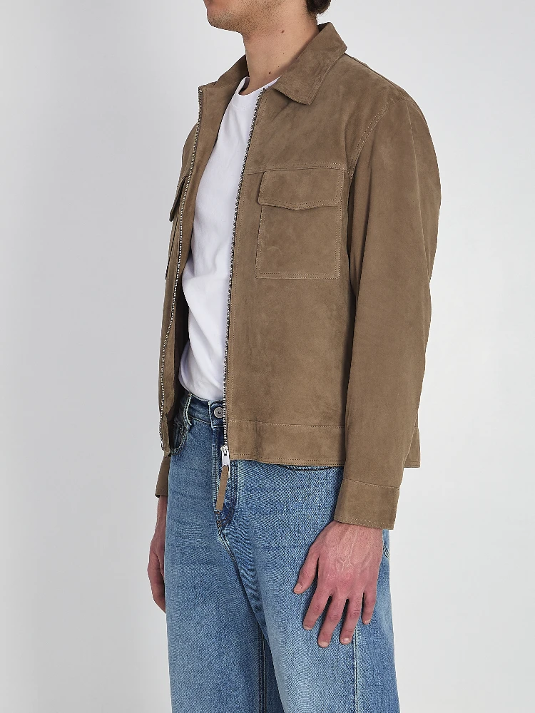 Kale jacket in suede alternative