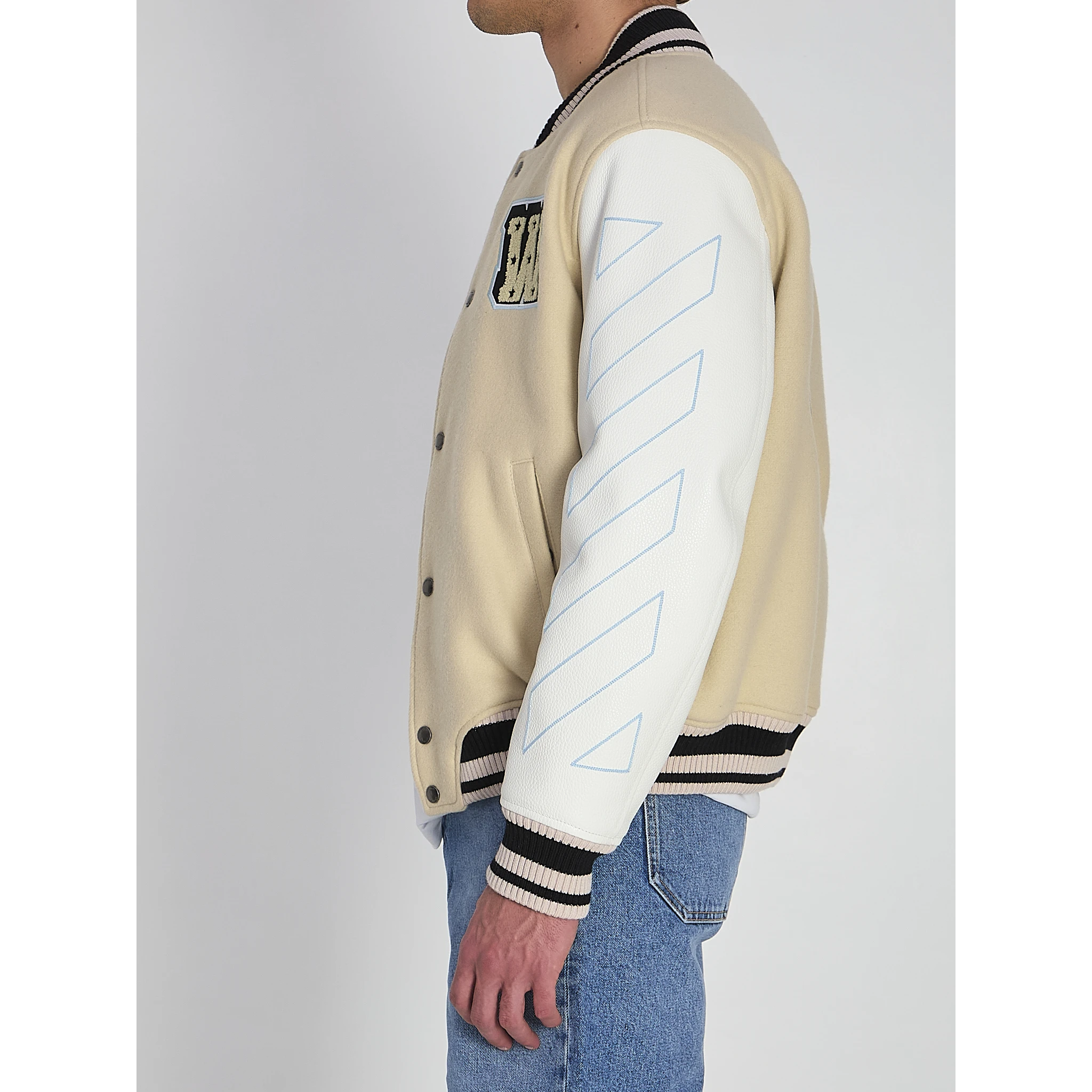 Varsity bomber jacket