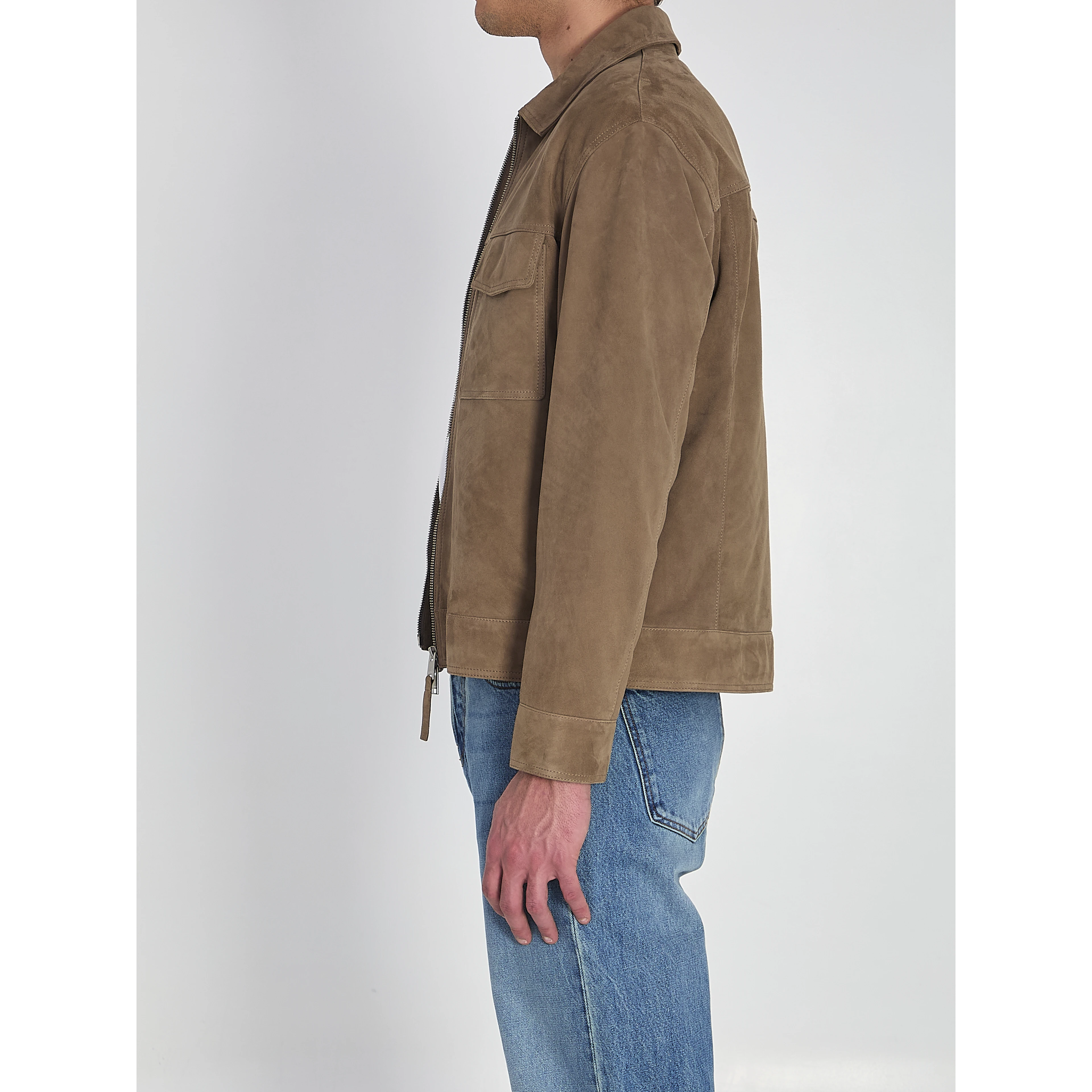 Kale jacket in suede
