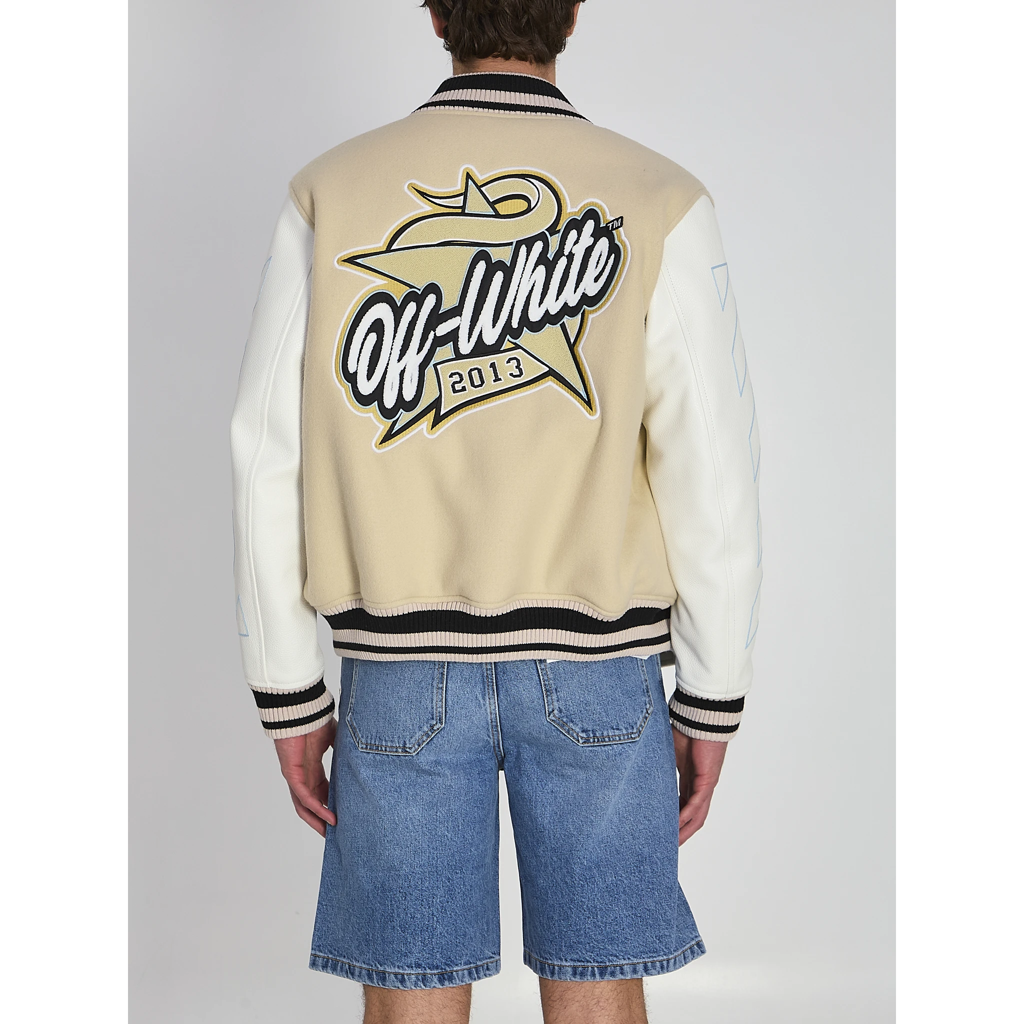 Varsity bomber jacket