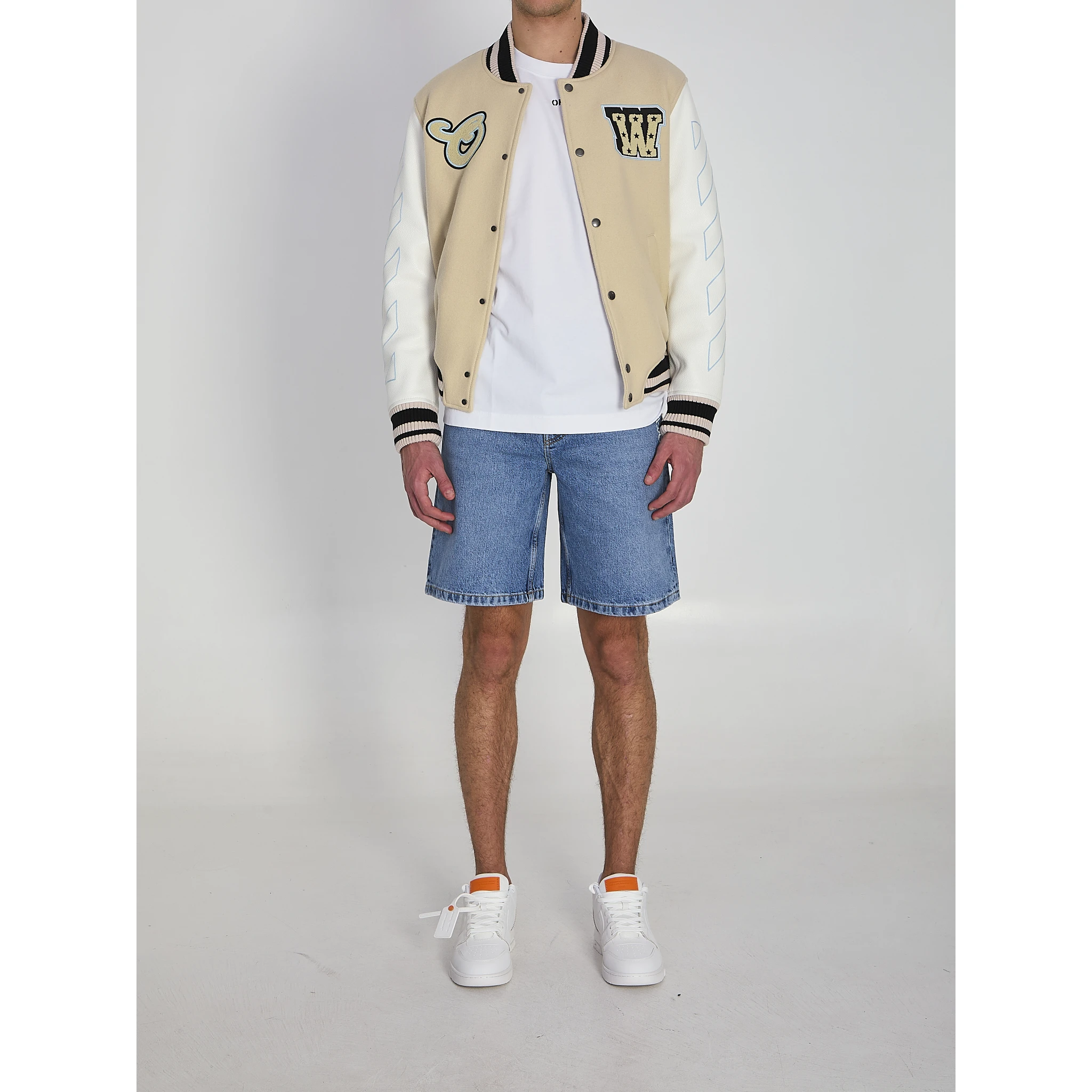 Varsity bomber jacket