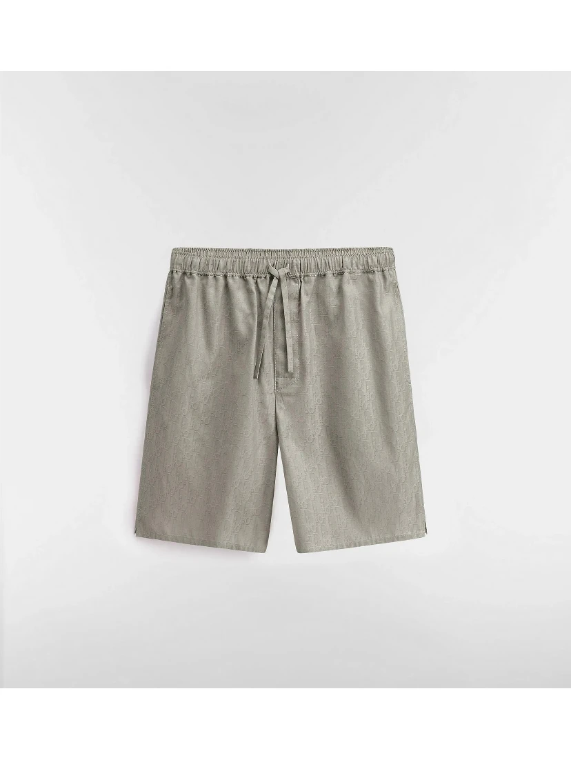 "Dior Oblique" silk and cotton shorts