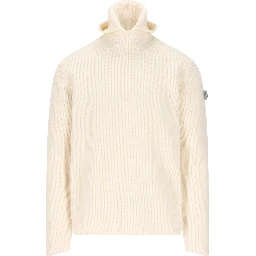 كنزات مونكلير × جيل ساندر بيضاء