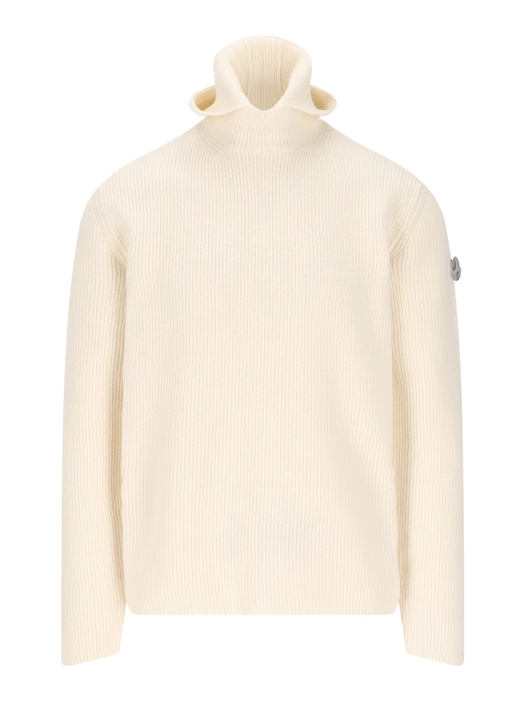 كنزات مونكلير × جيل ساندر بيضاء