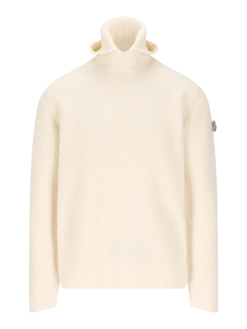 كنزات مونكلير × جيل ساندر بيضاء