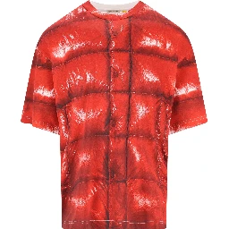 MONCLER X ASAP ROCKY T-shirts and Polos Red