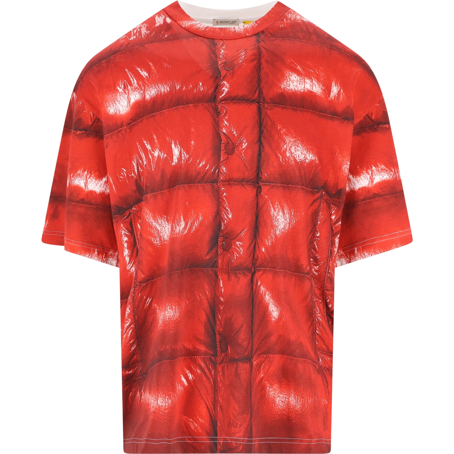 MONCLER X ASAP ROCKY T-shirts and Polos Red