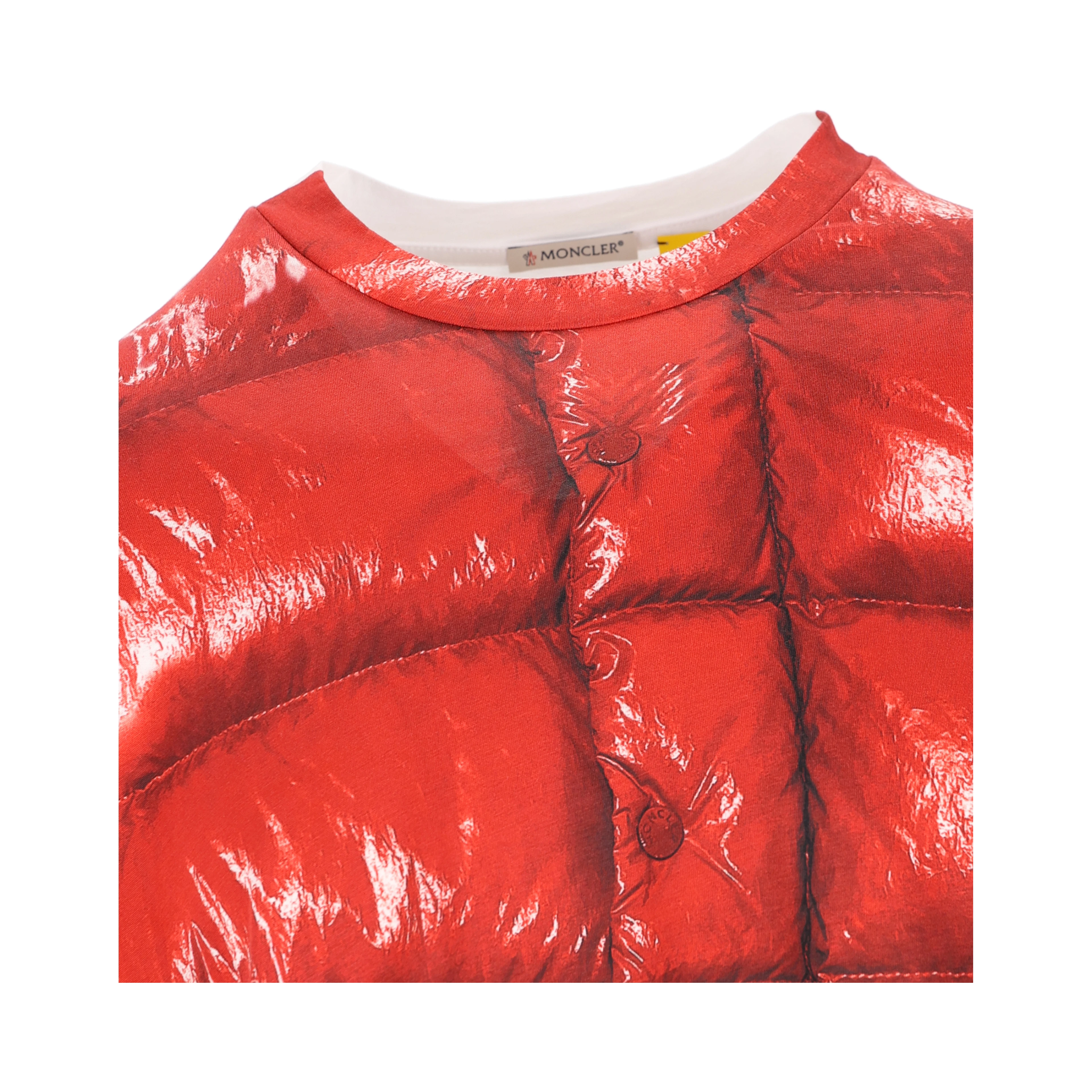 MONCLER X ASAP ROCKY T-shirts and Polos Red