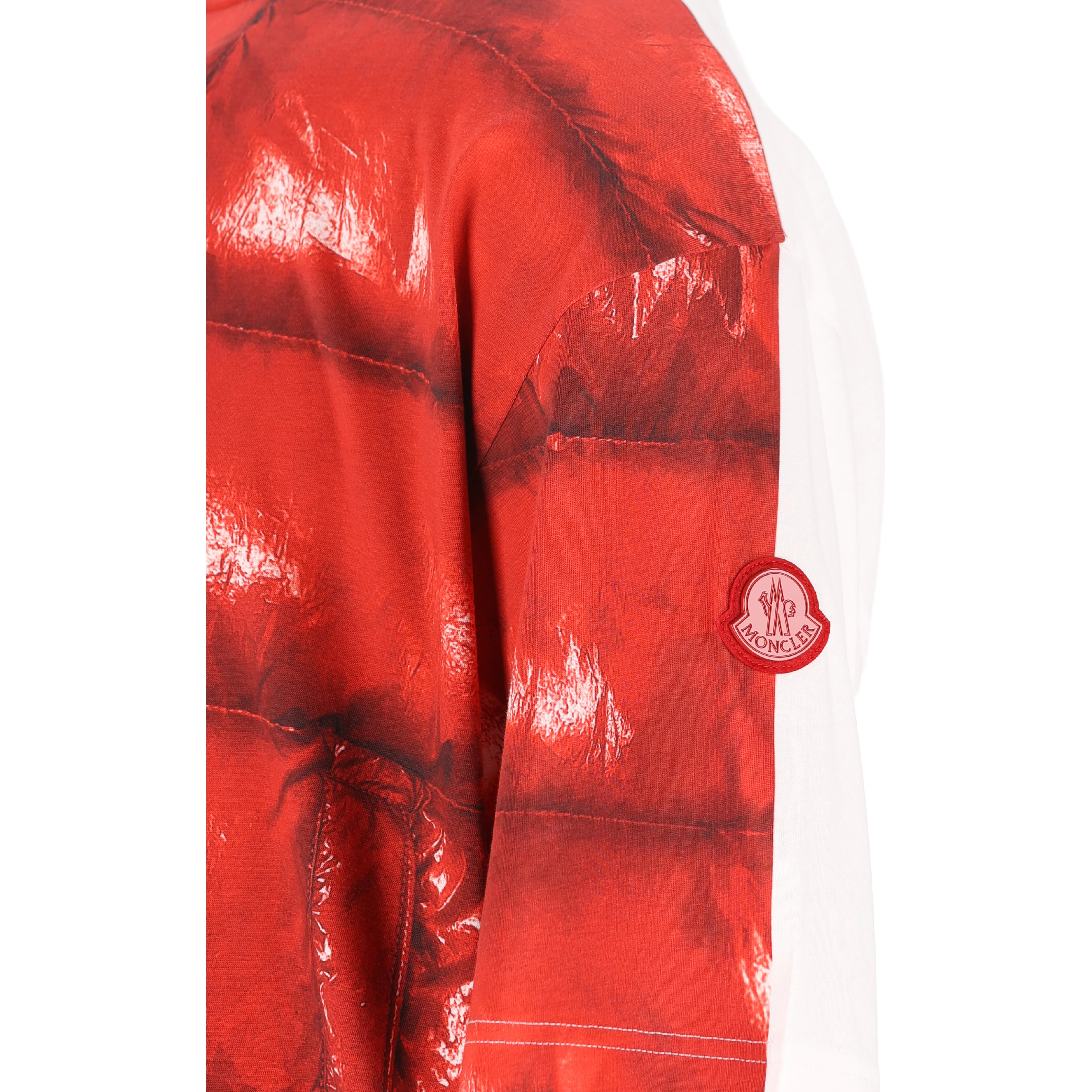 MONCLER X ASAP ROCKY T-shirts and Polos Red