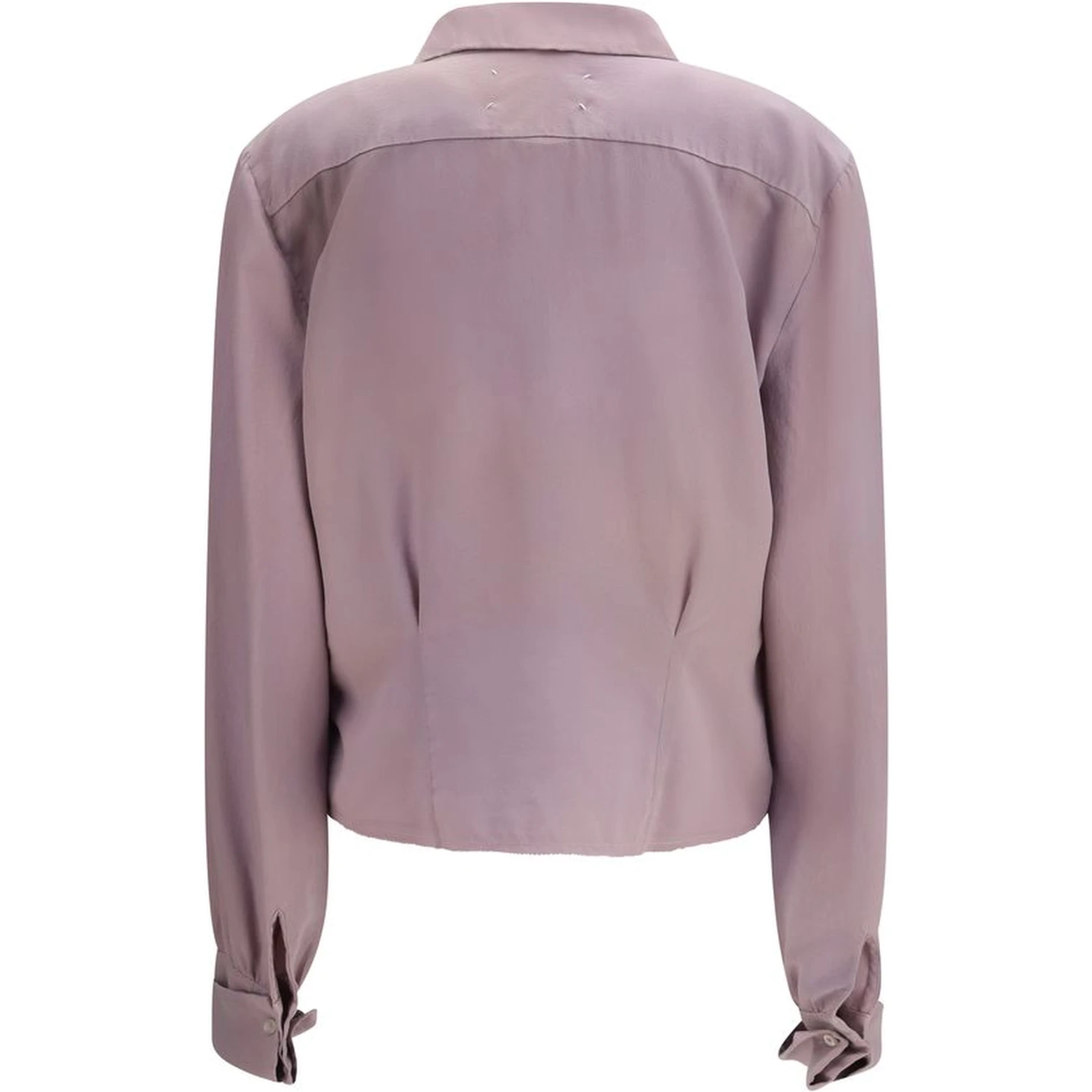 Purple Silk Dress Shirt
