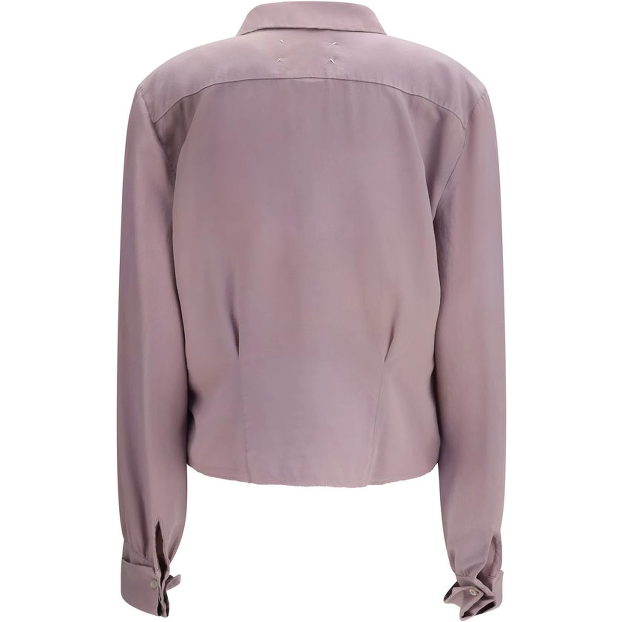 Purple Silk Dress Shirt