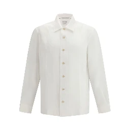 White Linen Dress Shirt