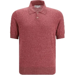 Multicolor Linen Polo Shirt
