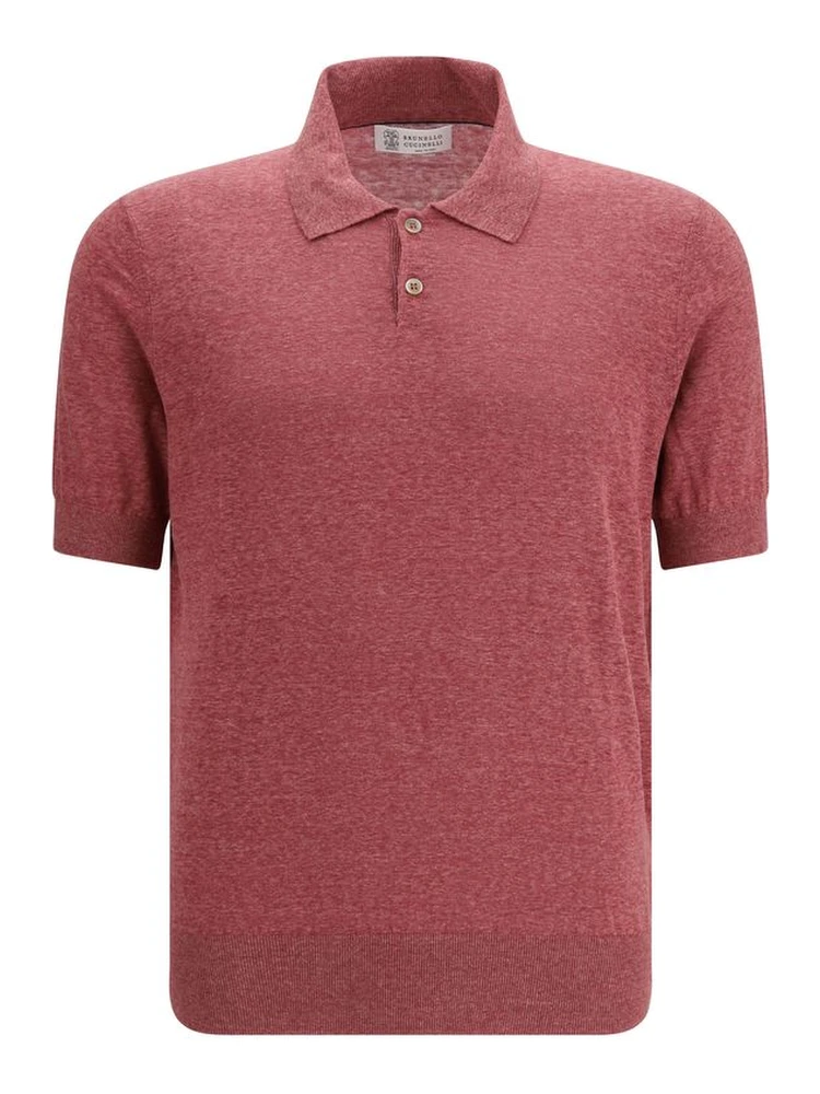 Multicolor Linen Polo Shirt