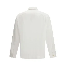 White Linen Dress Shirt