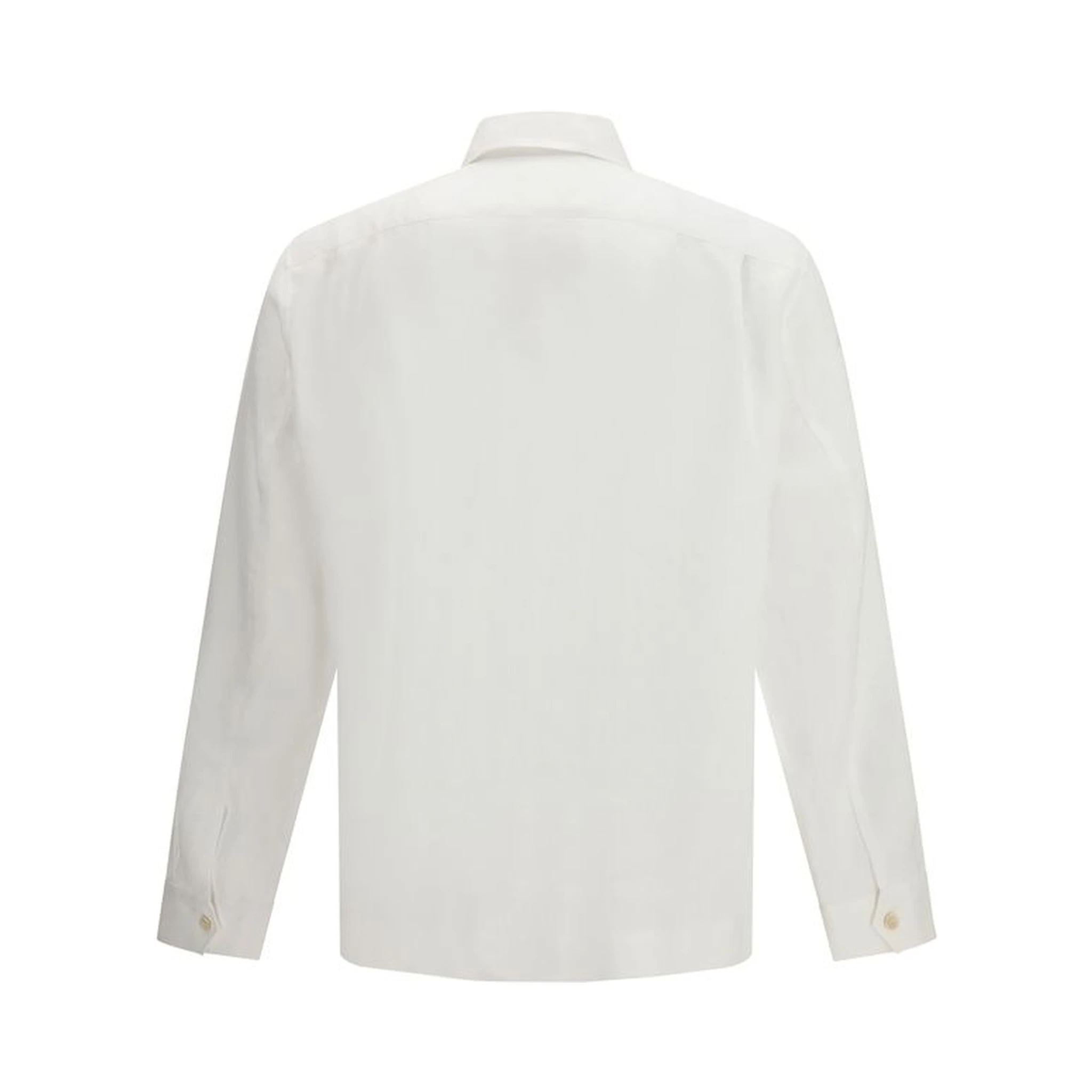 White Linen Dress Shirt