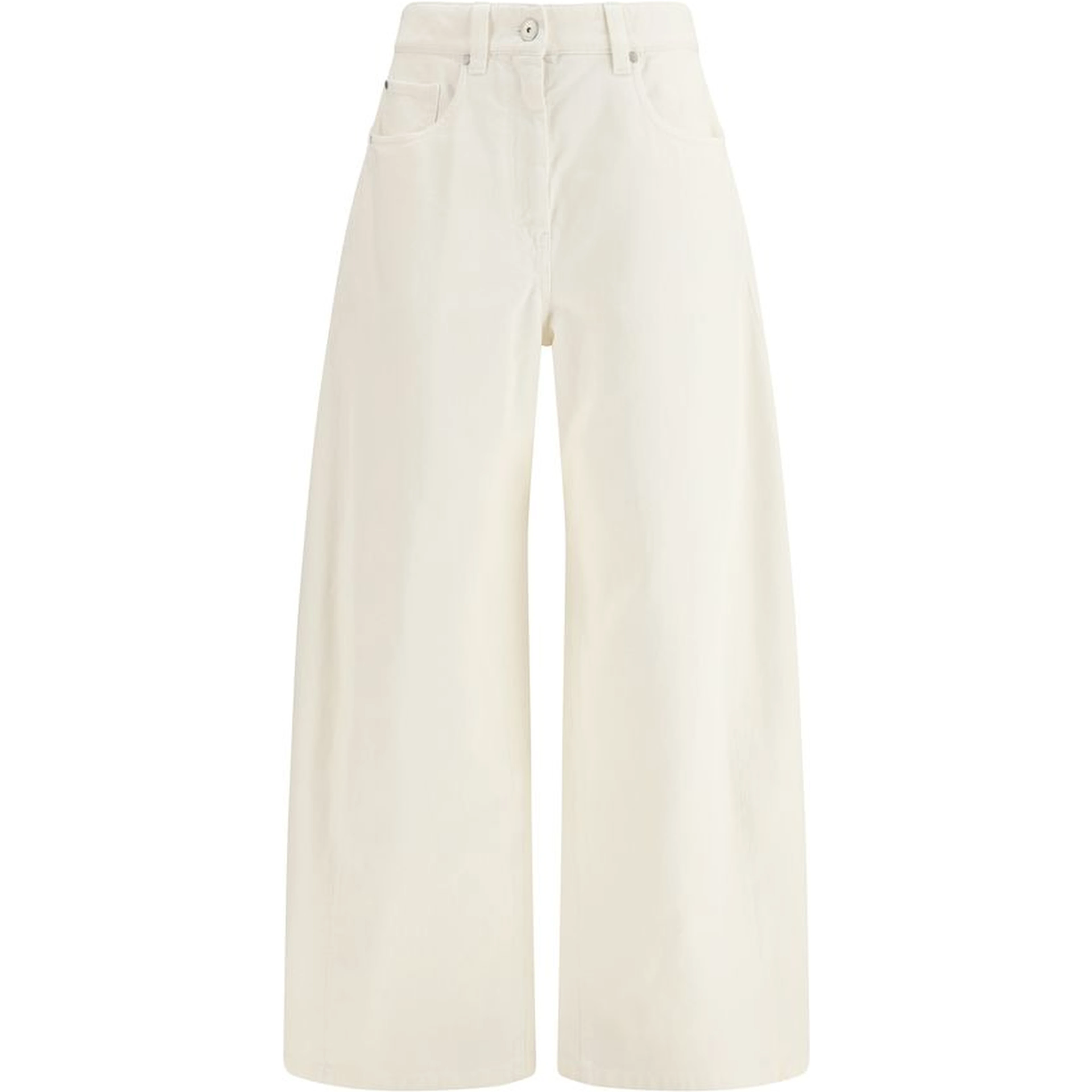 Beige Cotton Pants